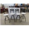 Image 1 : 4 Swivel Matching Bar Stools 