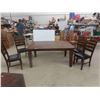 Image 1 : Table 30'' x 64'' x 42'' & 4 Chairs 