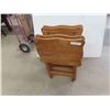 Image 1 : 4 Wood TV Tables & Rack 