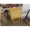 Image 4 : 4 Wood TV Stands , 2 Chairs, No Rack