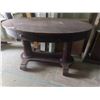 Image 1 : Pedestal Table 27'' H x 47'' Across