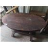 Image 2 : Pedestal Table 27'' H x 47'' Across