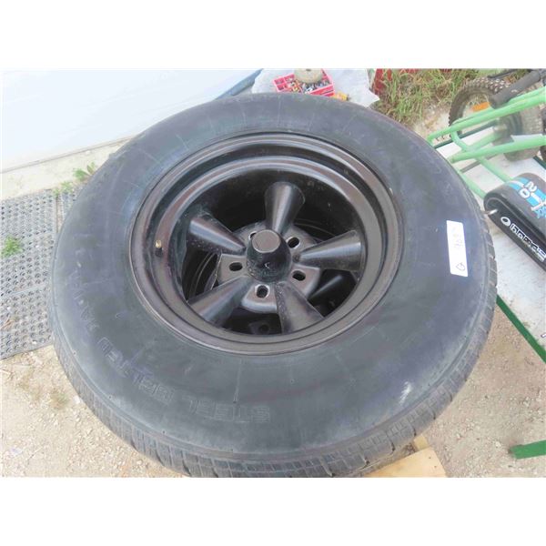 4 American Racing 15'' Rims  with Tires. Value in Rims. 