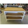 Image 2 : Kitchen Island with 2 Stools 35'' x 49 1/2'' x 30'' 