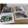 Image 1 : 4 Race Car Pictures 12'' x 18'' " Roberto Moreno, Splash of
