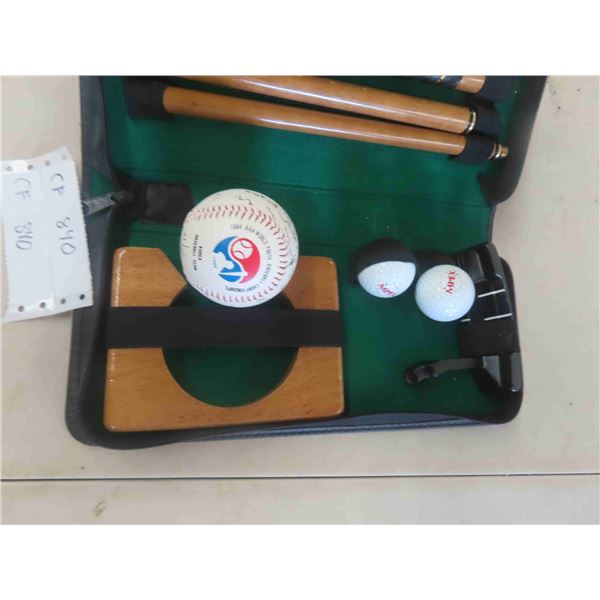 Travel Golfing Putter with Case , Korean Baseball 1994