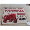 Image 2 : 2 Modern Farmall + Allis Metal Signs 12'' x 16'' 