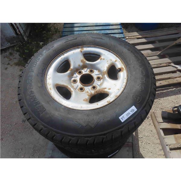 4 Tires & Rims LT225/75R16 with 6 Hole Rims, Off 