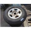 Image 1 : 4 Tires & Rims LT225/75R16 with 6 Hole Rims, Off 