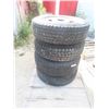 Image 2 : 4 Tires & Rims LT225/75R16 with 6 Hole Rims, Off 