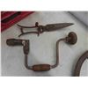 Image 2 : Vintage Hand  Tools: Drills, Ice Tongs,