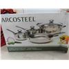 Image 5 : New Acrosteel 7 PC Cookware Set 