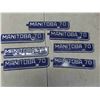 Image 4 : 18 Manitoba License Plate Strips-