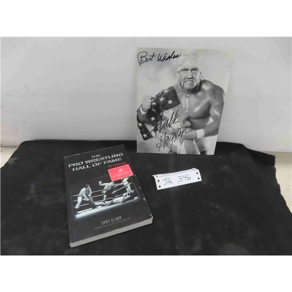Hulk Hogan Autographed Photo 8x10".