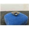 Image 2 : 10K Gold and Aquamarine Ring. Size 7