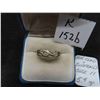 Image 1 : 10K  Gold and Diamond Size 11 Ring. 