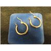 Image 2 : 14K Gold Hoop Earrings.