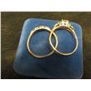 Image 2 : 14K Gold and Diamond Size 9.5 Ring 