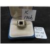Image 1 : 10K White Gold Size 10.5 Ring. 
