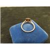 Image 2 : 14K Rose Gold and Diamond Size 7 Ring. 