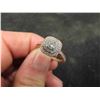 Image 8 : 14K Rose Gold and Diamond Size 7 Ring. 