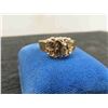 Image 4 : 10K Gold Nugget Style Ring Size 12. 