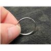 Image 3 : 10K White Gold Size 8 Ring. 