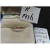 Image 1 : 10K Gold and Diamond Size 6.5 Ring. 
