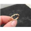 Image 3 : 10K Gold and Diamond Size 6.5 Ring. 
