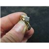 Image 7 : 14K Gold and Diamond Size 7 Ring. 