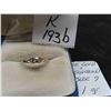 Image 1 : 10K Gold and Diamond Size 7 Ring. 