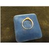 Image 2 : 10K Gold and Diamond Size 7 Ring. 