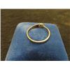 Image 2 : 10K Gold and Diamond  Size 6.5 Ring. 