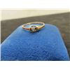 Image 3 : 10K Gold and Diamond  Size 6.5 Ring. 
