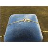 Image 2 : 10K Gold and Diamond 20" Necklace.