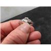 Image 7 : 14K White Gold and Diamond Size 5 Ring. 