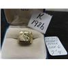 Image 1 : 10K Gold Nugget Style Size 6 Ring. 