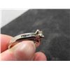 Image 3 : 14K White Gold and Diamond Size 6.5 Ring. 