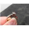 Image 7 : 14K White Gold and Diamond Size 6.5 Ring. 