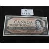Image 1 : Canadian 1954 Devils Face Rare $100 Bill 