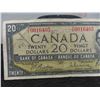 Image 3 : Canadian 1954 $20 Bill 