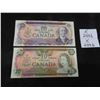 Image 1 : (2) Canadian 1971 Bills 