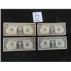 Image 1 : (4) USA $1 Bills 