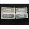 Image 2 : (4) USA $1 Bills 