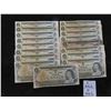 Image 1 : (17) Canadian 1973 $1 Bills