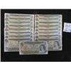 Image 1 : 17 Canadian 1973 $1 Bills 