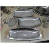 Image 2 : Silver Plated Serving Trays, Coffee Pot,