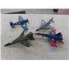 Image 2 : Diecast Metal Airplanes, Largest 5 1/2'' x 4'' 