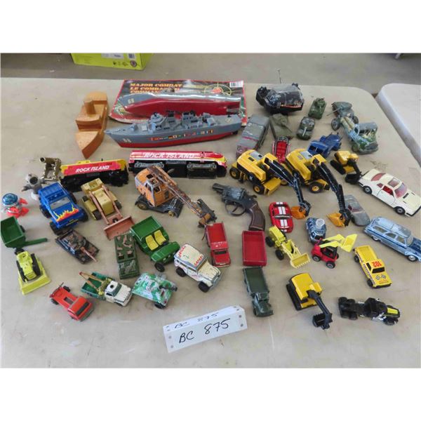 Diecast Cars, Army Tanks, Boats & More 