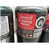 Image 3 : 9 Bottles of Coleman All Purpose Propane 